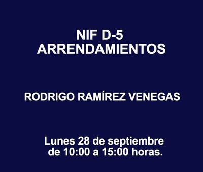 NIF-D5 ARRENDAMIENTOS NIF-D5 ARRENDAMIENTOS