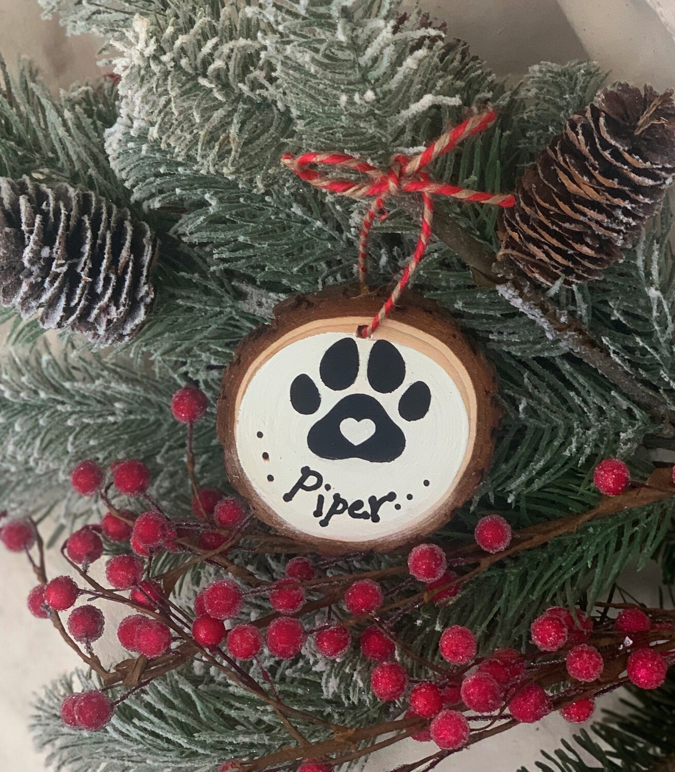 paw print ornament kit