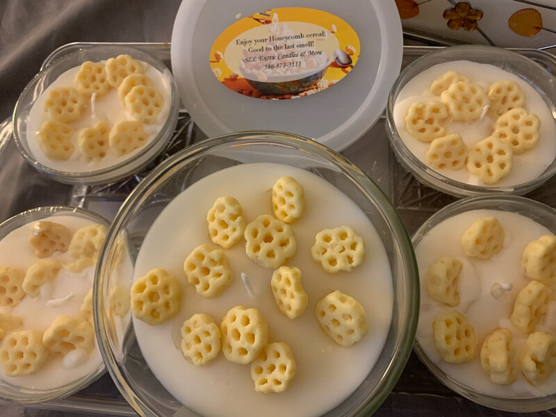 Honeycombs Cereal Candle&gt;small size available