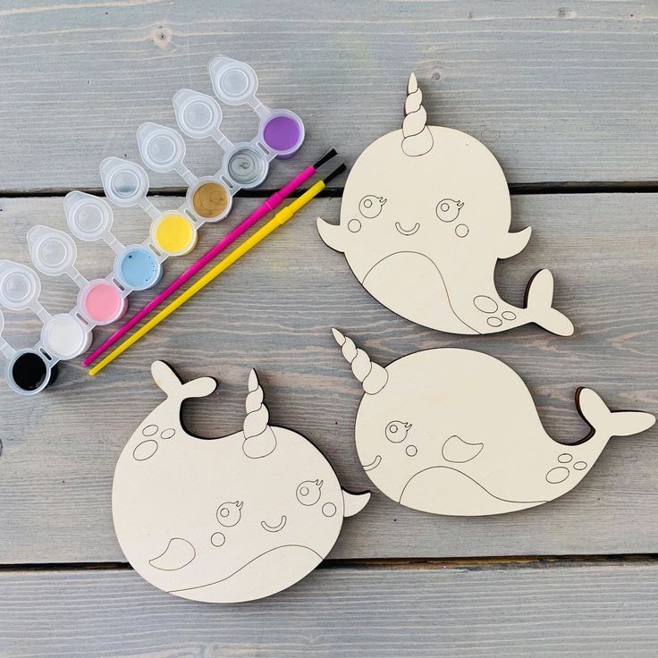 Creaturas Marinas MDF para pintar