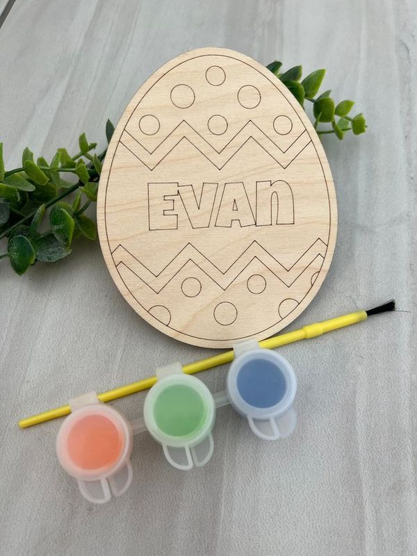 Huevos de Pascua MDF para pintar
