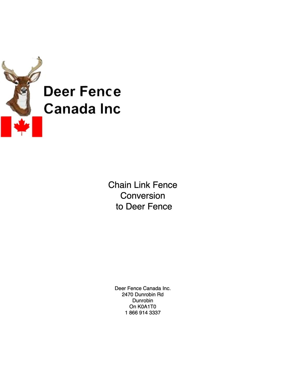 Chain Link Fence Conversion Installation to Deer Fence
