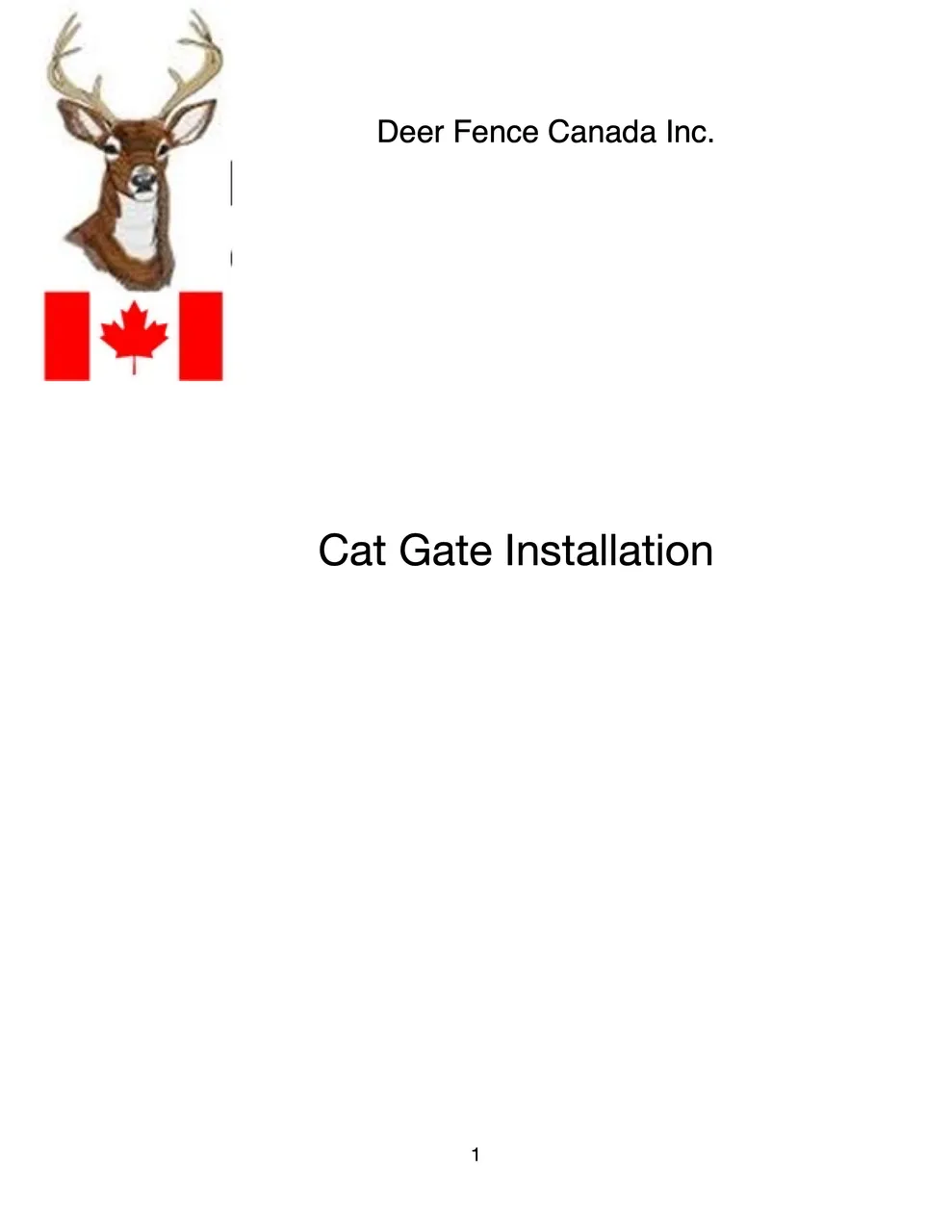 Cat Fence Gate Installation