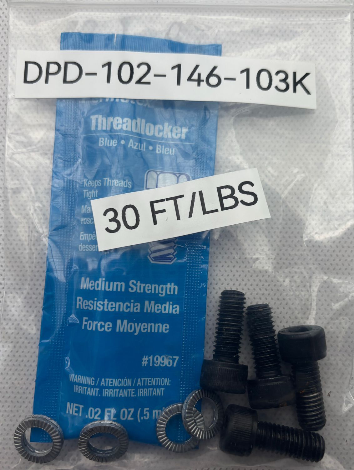 Barrel, Chuck Tube Retaining Screw Kit