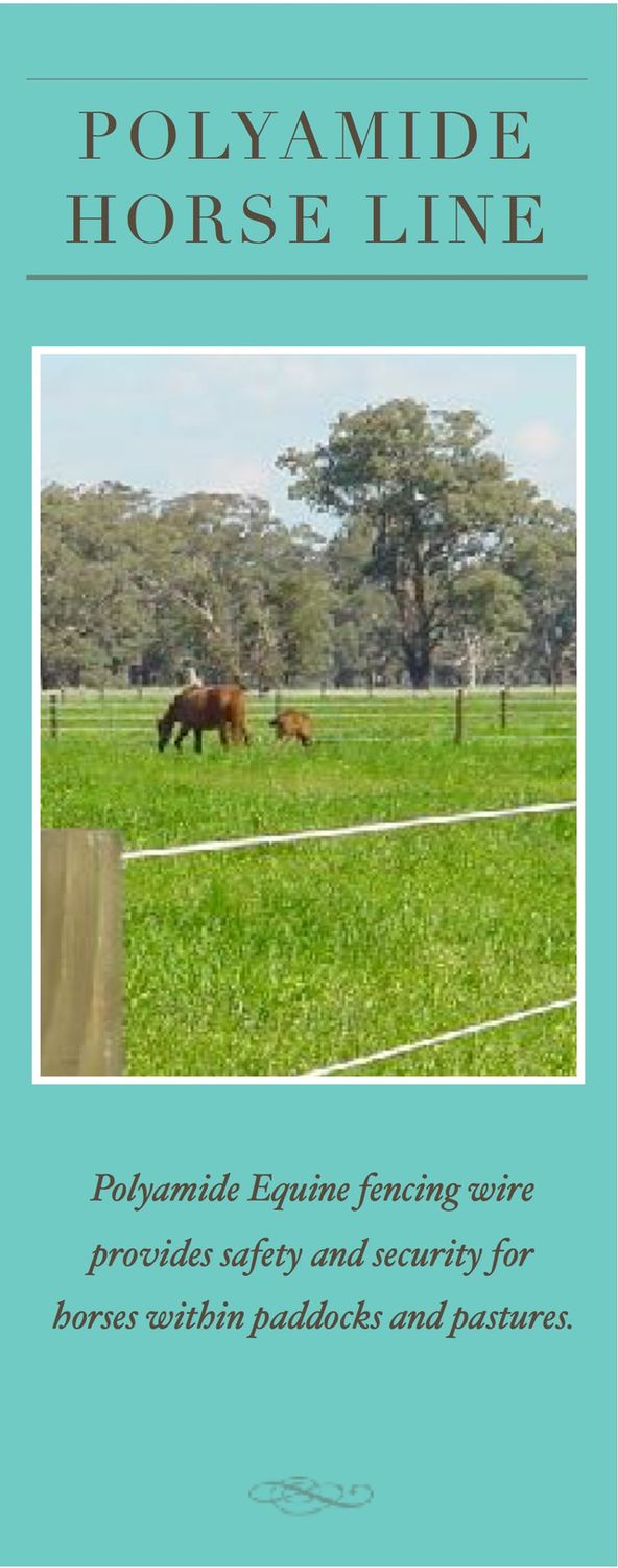 Horse Fence Brochure and Installation