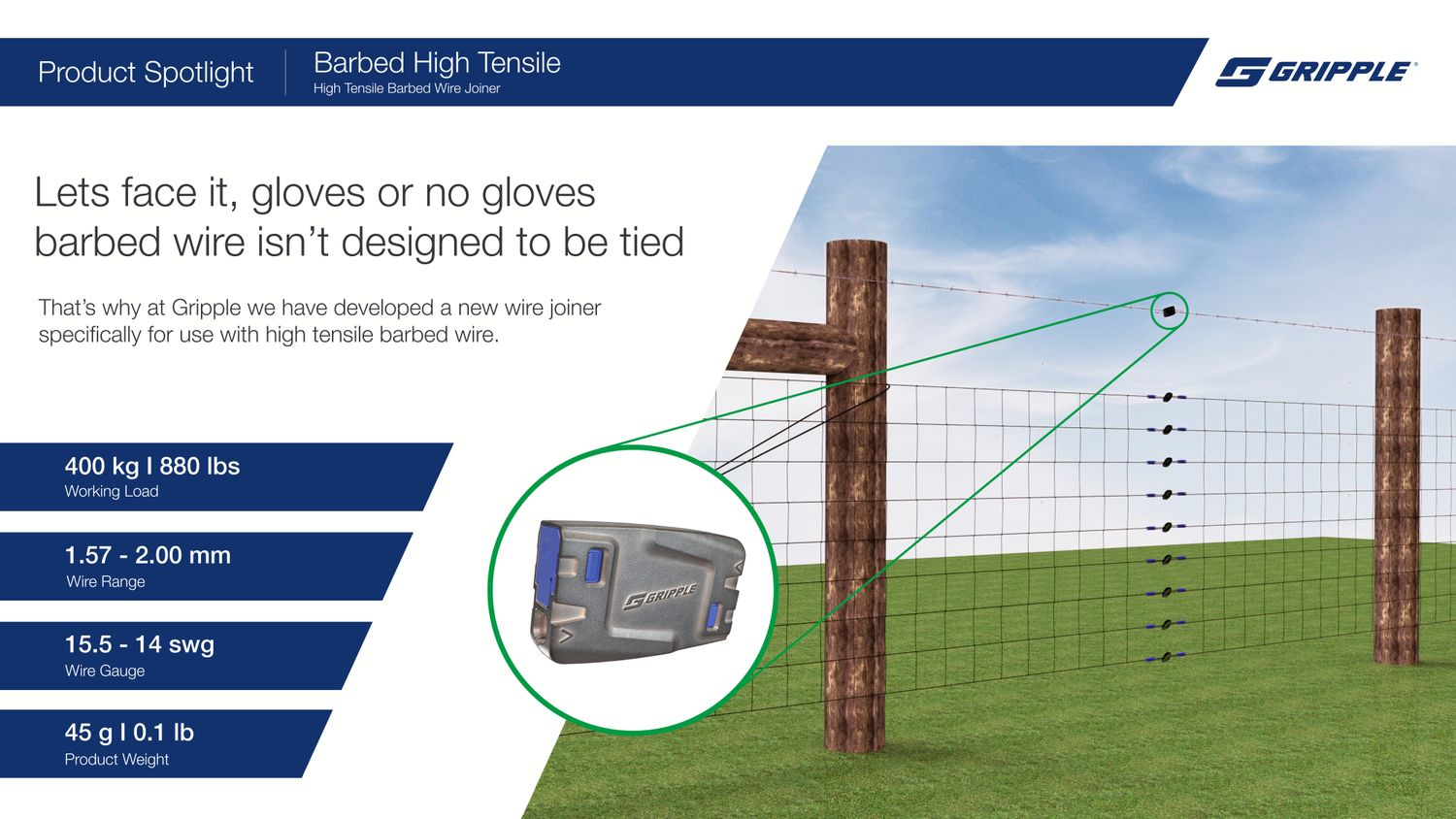 Gripple HT Barb Specification