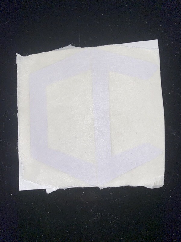 White Sticker