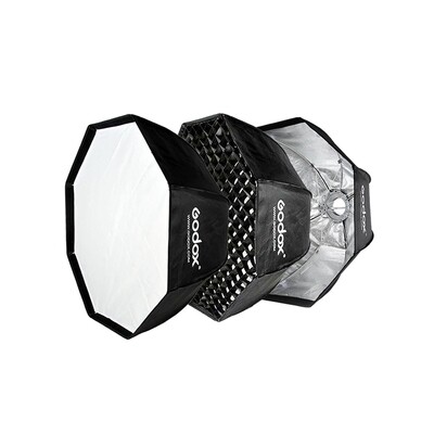 Godox Softbox SB-GUE 120 cm. Octa Umbrella Softbox with Grid [ Bowen Mount ]