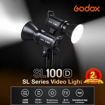 Godox LED SL100D - LED Video Light  [ SL100 D - 5600K ] Bowen Mount - รับประกันศูนย์ GodoxThailand 2ปี