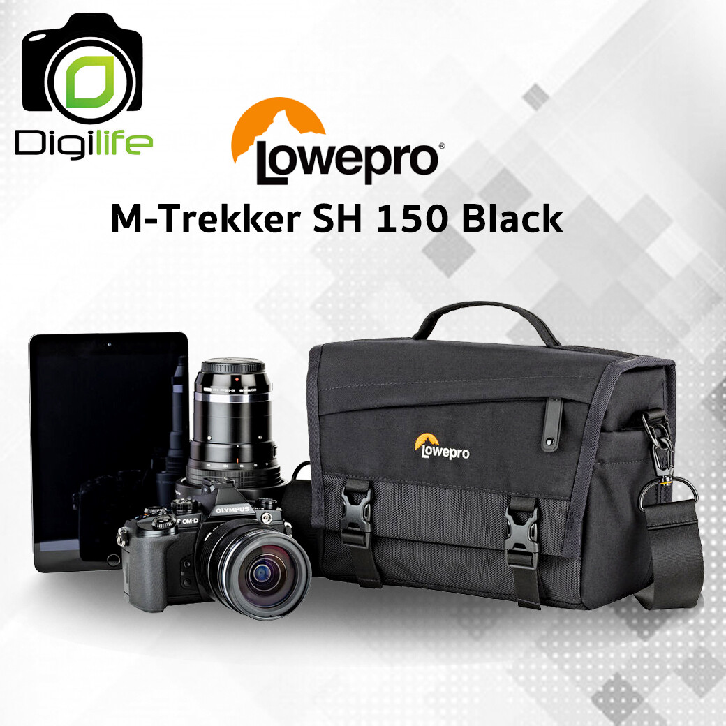 กระเป๋า Lowepro Bag M-Trekker SH 150 Black - กระเป๋ากล้อง ใส่ ipad ได้