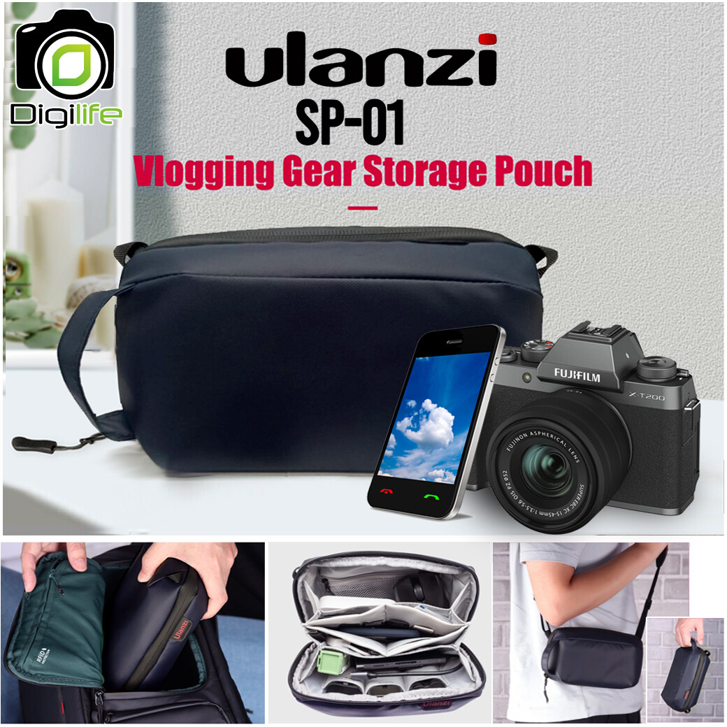 Ulanzi Bag SP-01 , Vlogging Gear Pouch กระเป๋ากันน้ำ พกพา เก็บอุปกรณ์ สี Navy