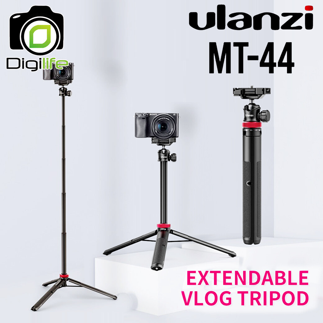 Ulanzi MT-44 Extendable Vlog Tripod , Mini Tripod ขาตั้งแบบพกพา ยืดเซลฟี่ได้