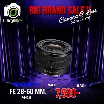 Sony Lens FE 28-60 mm. F4-5.6 - รับประกันร้าน Digilife Thailand 1ปี