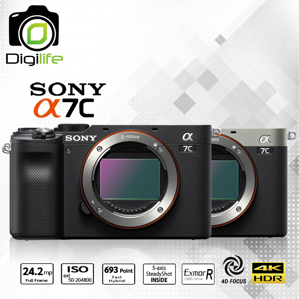 Sony Camera A7C Body ราคา โปรโมชั่น- รับประกันร้าน Digilife Thailand 1ปี