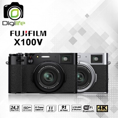 Fujifilm Camera X100V - BLACK  รับประกันร้าน Digilife Thailand 1ปี