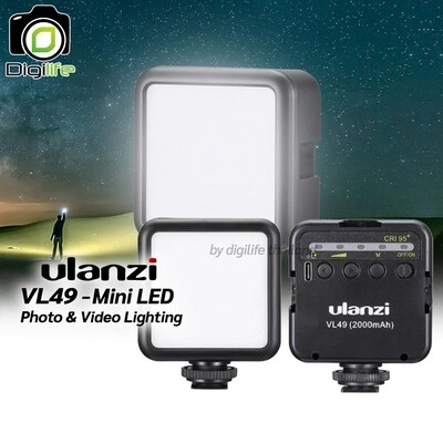 Ulanzi VL49 Mini LED 2000 mAh 5500K * รับประกันร้าน 3 เดือน