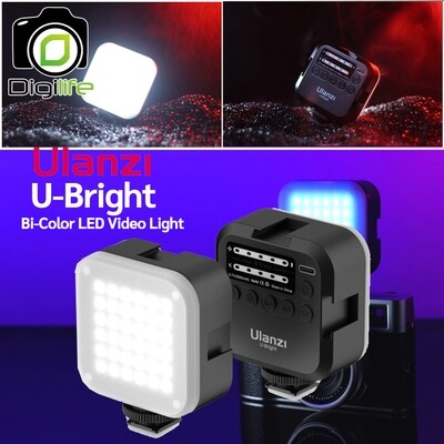Ulanzi U-Bright LED 2700-6500K - Bi-Color Mini LED Video Light - CRI95 เพิ่มแสงสว่าง  - รับประกัน 3เดือน