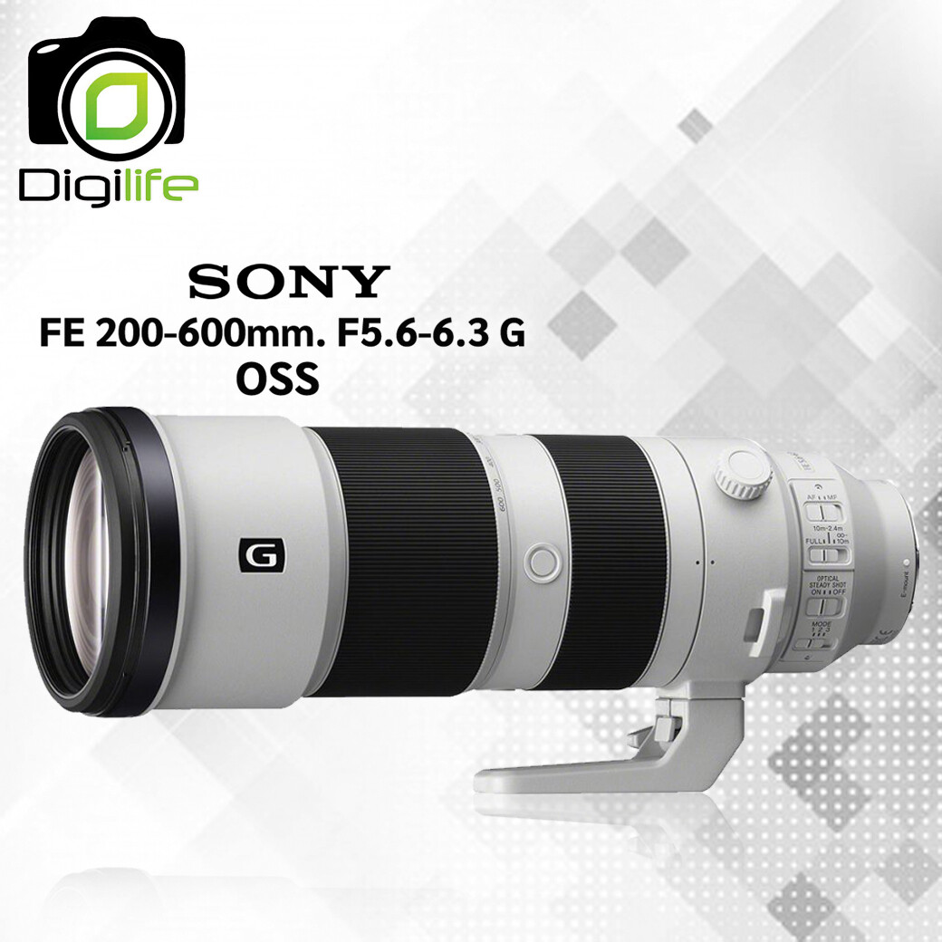 Sony Lens FE 200-600 mm. F5.6-6.3 G OSS  (SEL200600G) - รับประกันร้าน Digilife Thailand 1ปี