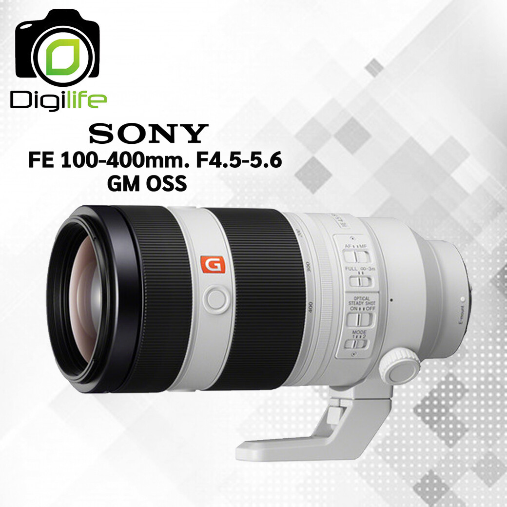 Sony Lens FE 100-400mm F4.5-5.6 GM OSS (SEL100400GM)- รับประกันร้าน Digilife Thailand 1ปี