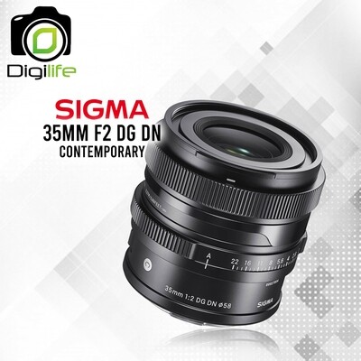 Sigma Lens 35 mm. F2 DG DN Contemporary For Sony E, FE - รับประกันร้าน Digilife Thailand 1 ปี