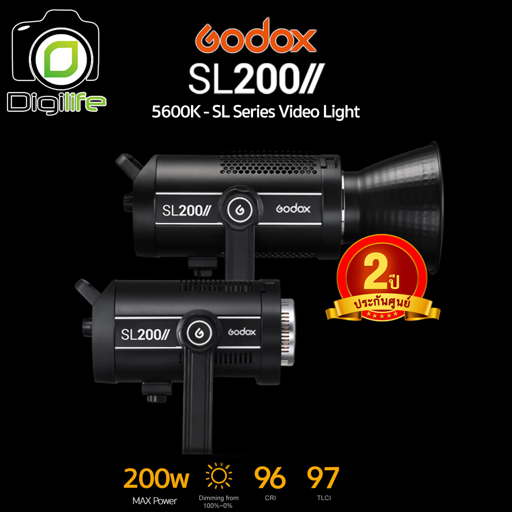 Godox LED SL200 II - LED Video Light 5600K ( 200W - White Ver. ) - สินค้ารับประกันศูนย์ GodoxThailand 2ปี
