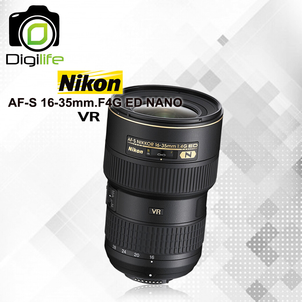 Nikon Lens AF-S 16-35 mm. F4G ED VR NANO - รับประกันร้าน Digilife Thailand 1ปี