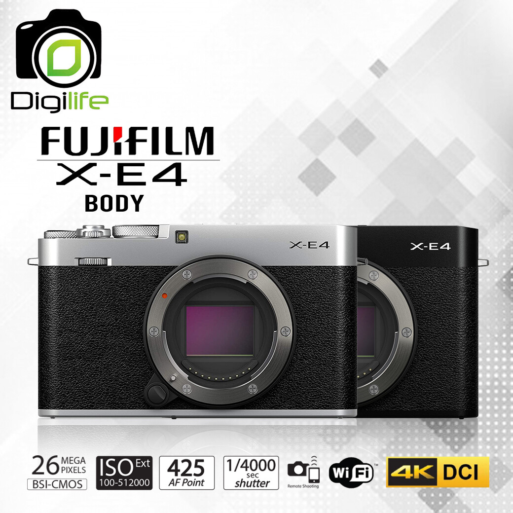 Fujifilm Camera X-E4 Body - รับประกันร้านDigilife Thailand 1 ปี