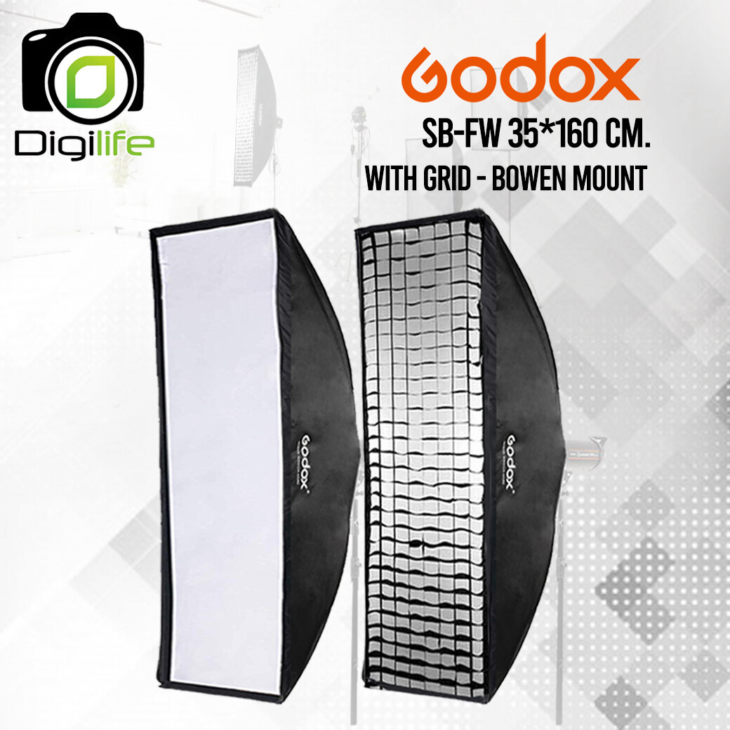 Godox Softbox SB-FW 35*160 cm. With Grid [ Bowen Mount ] วิดีโอรีวิว , Live , ถ่ายรูปติบัตร , สตูดิโอ