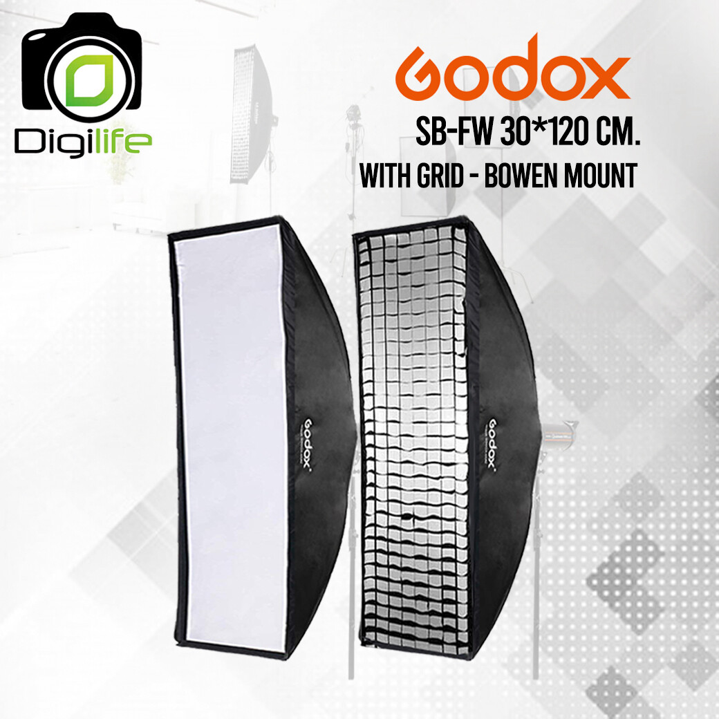 Godox Softbox SB-FW 30*120 cm. With Grid [ Bowen Mount ] วิดีโอรีวิว , Live , ถ่ายรูปติบัตร , สตูดิโอ
