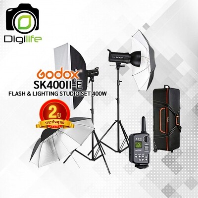 Godox Studio Flash SK400II-E SET ชุดไฟสตูดิโอ 400W - สินค้ารับประกันศูนย์ GodoxThailand 2ปี