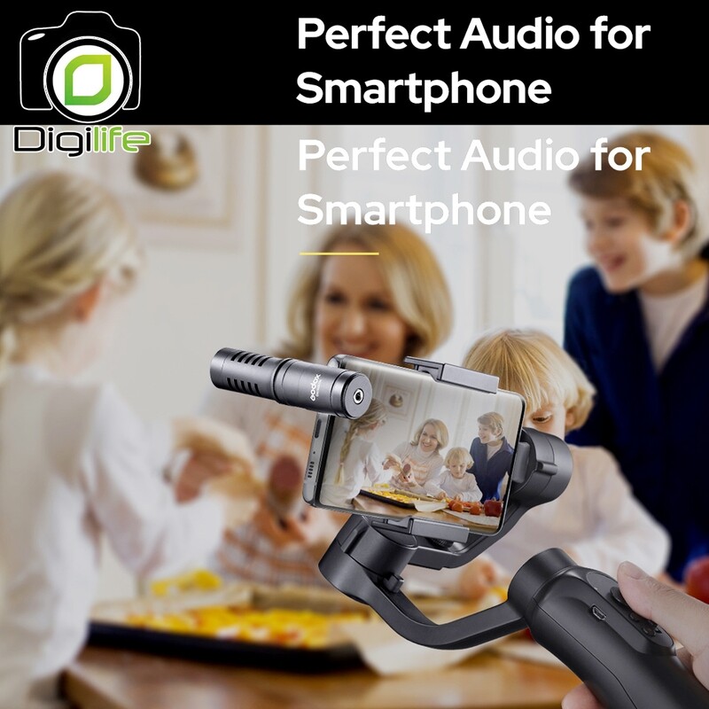 Godox Microphone GeniusMIC Vlogger , Live Streame ( Smartphones & Tablets) - รับประกันศูนย์ Godox Thailand 7 วัน