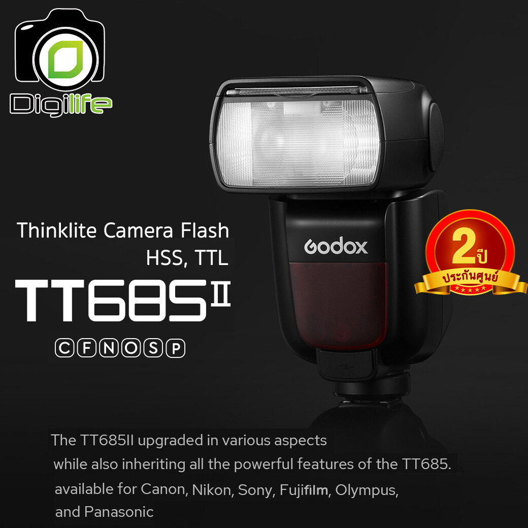 Godox Flash TT685II HSS , TTL - รับประกันศูนย์ Godox Thailand 2 ปี ( TT685 II )