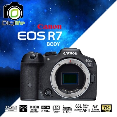 Canon Camera EOS R7 [ Body ] - รับประกันร้าน Digilife Thailand 1ปี