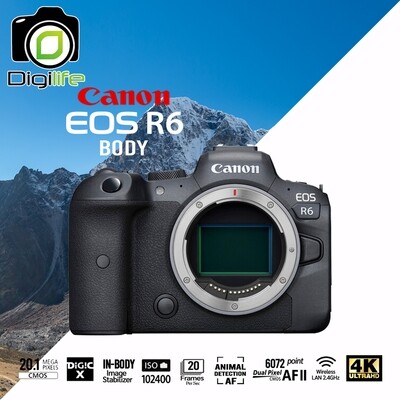 Canon Camera EOS R6 [ Body ] - รับประกันร้าน Digilife Thailand 1ปี