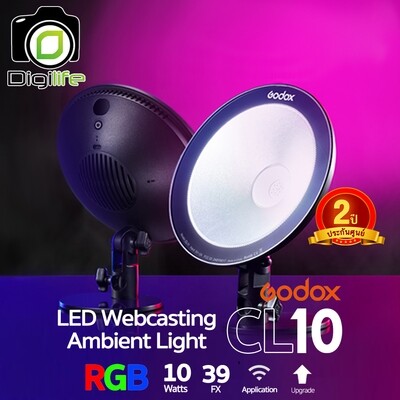 Godox LED CL10 RGB 10W 2500K-8500K เหมาะสำหรับ Live Stream, ถ่ายภาพ, วิดีโอ ฯลฯ - รับประกันศูนย์ Godox Thailand 2ปี