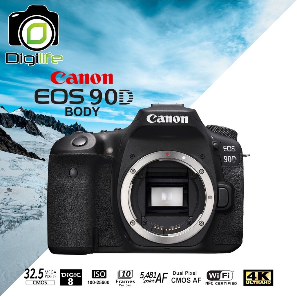 Canon Camera EOS 90Dเมนูไทย - รับประกันร้าน Digilife Thailand 1ปี