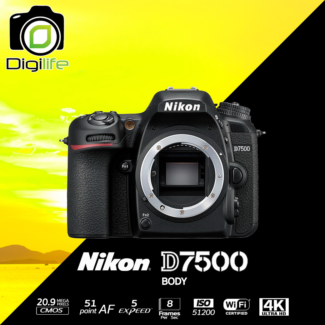 NIkon Camera D7500 Body - รับประกันร้าน Digilife Thailand 1ปี