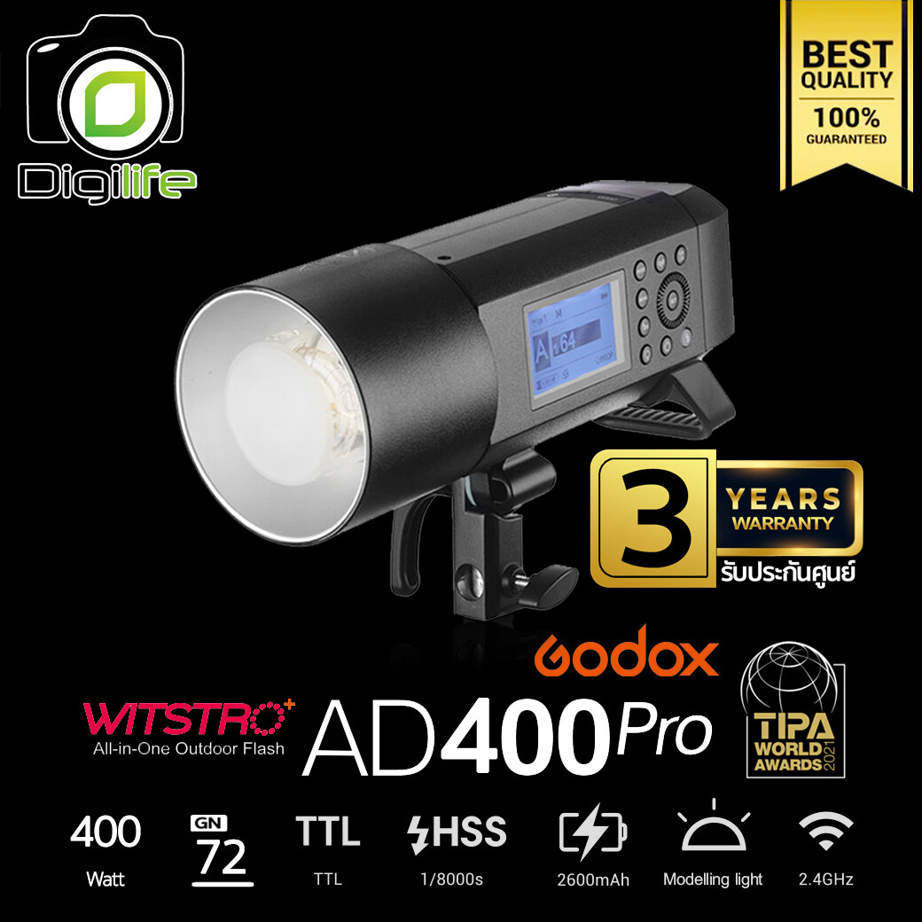 Godox Flash AD400Pro TTL HSS Bowen Mount - รับประกันศูนย์ Godox Thailand 3ปี