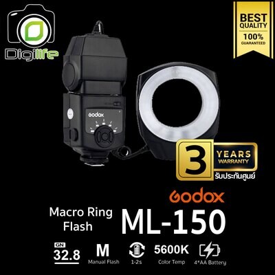 Godox Flash ML-150 Macro Ring Flash แมนนวล - รับประกันศูนย์ Godox Thailand 3ปี