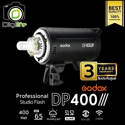 Godox Flash DP400III 400W 5600K Bowen Mount - รับประกันศูนย์ Godox Thailand 3ปี