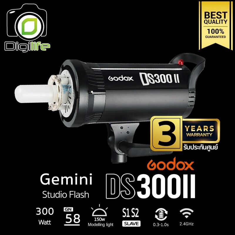 Godox Flash DS300II 300W 5600K Bowen Mount - รับประกันศูนย์ Godox Thailand 3ปี