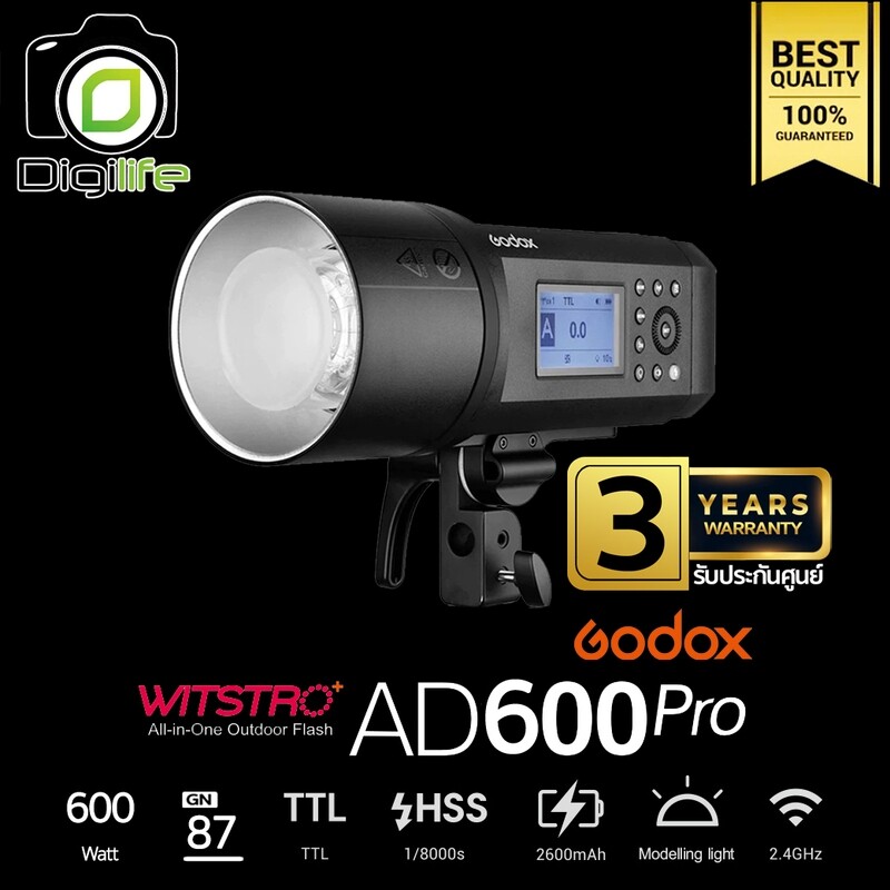 Godox Flash AD600Pro TTL HSS Bowen Mount - รับประกันศูนย์ Godox Thailand 3ปี