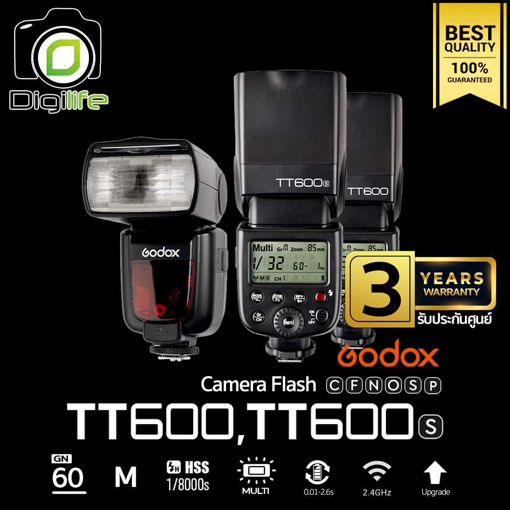 Godox Flash TT600 ( HSS , Manual ) - รับประกันศูนย์ Godox Thailand 3ปี