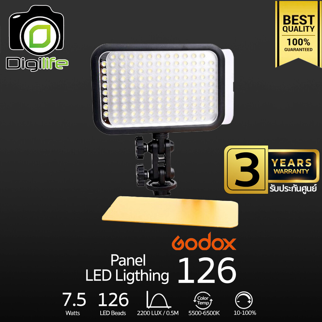 Godox LED 126 7.5W 5500K-6500K - รับประกันศูนย์ Godox Thailand 3ปี