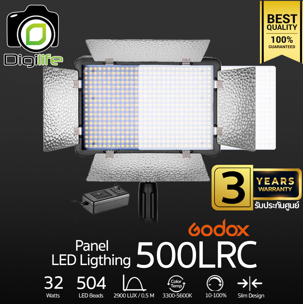 Godox LED 500LRC 32W 3300K-5600K - รับประกันศูนย์ GodoxThailand 3ปี