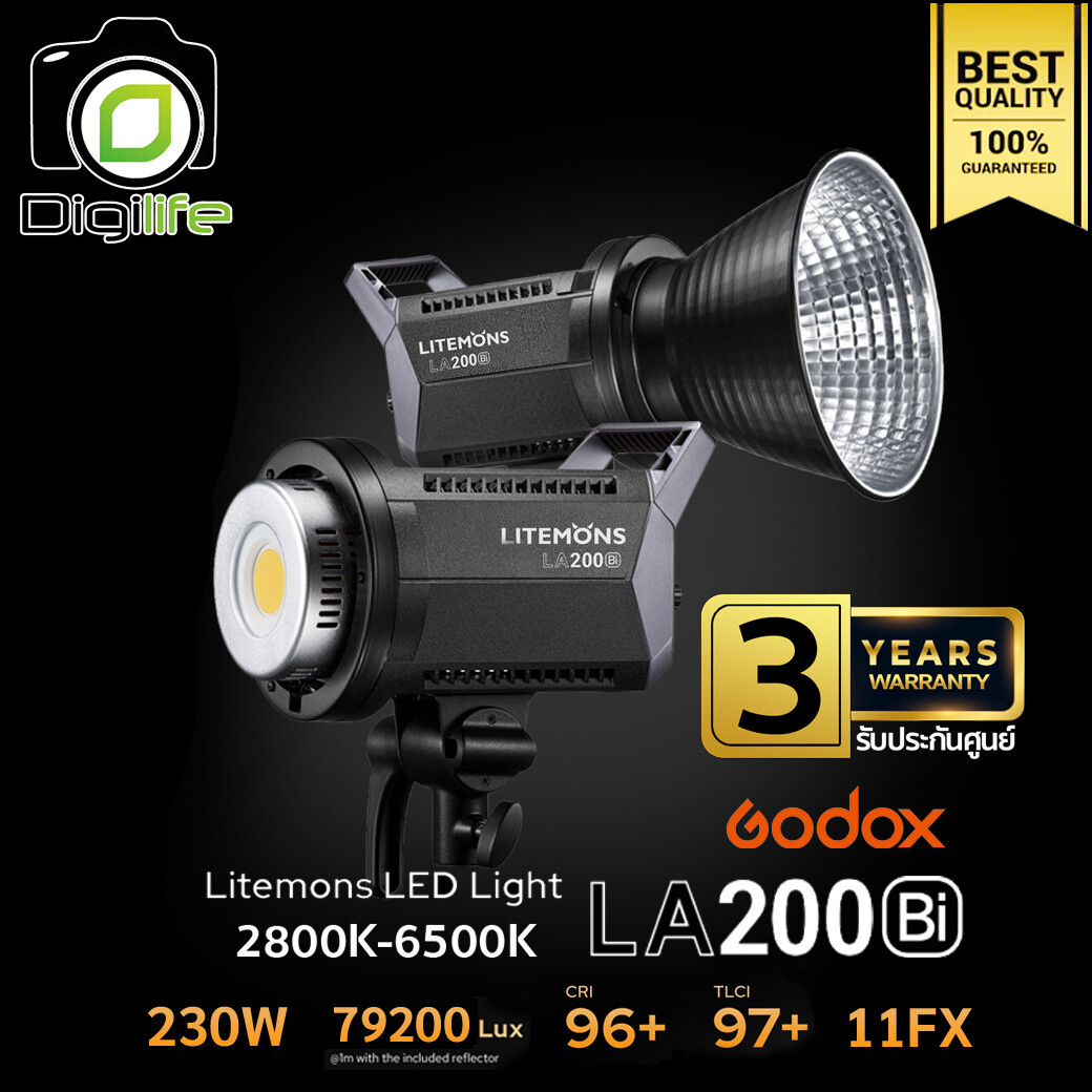 Godox LED Litemons LA200Bi 230W 2800K-6500K Bowen Mount - รับประกันศูนย์ Godox Thailand 3ปี