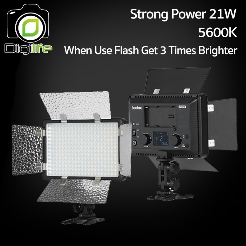 Godox LED LF308D Lighting &amp; Flash 21W 5600K -รับประกันศูนย์ GodoxThailand 3ปี