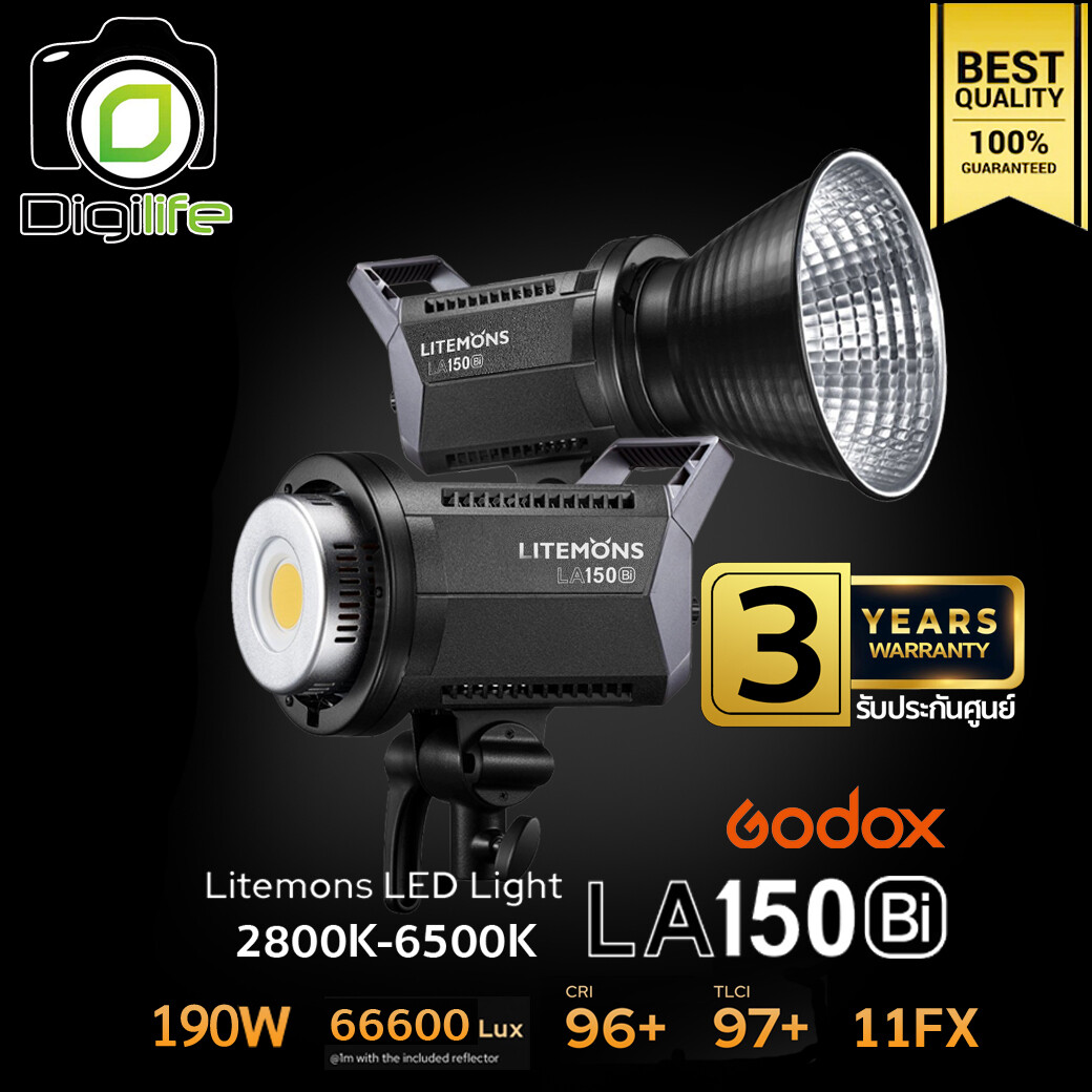 Godox LED Litemons LA150Bi 190W 2800K-6500K Bowen Mount - รับประกันศูนย์ Godox Thailand 3ปี