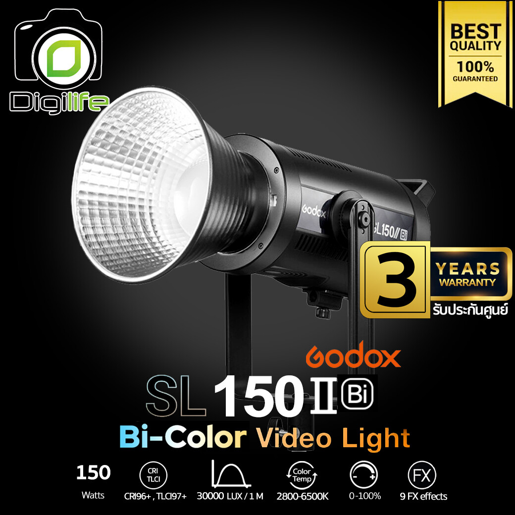 Godox LED SL150II Bi 150W Bi-Color 2800-6500K Bowen Mount - รับประกันศูนย์ Godox Thailand 3ปี