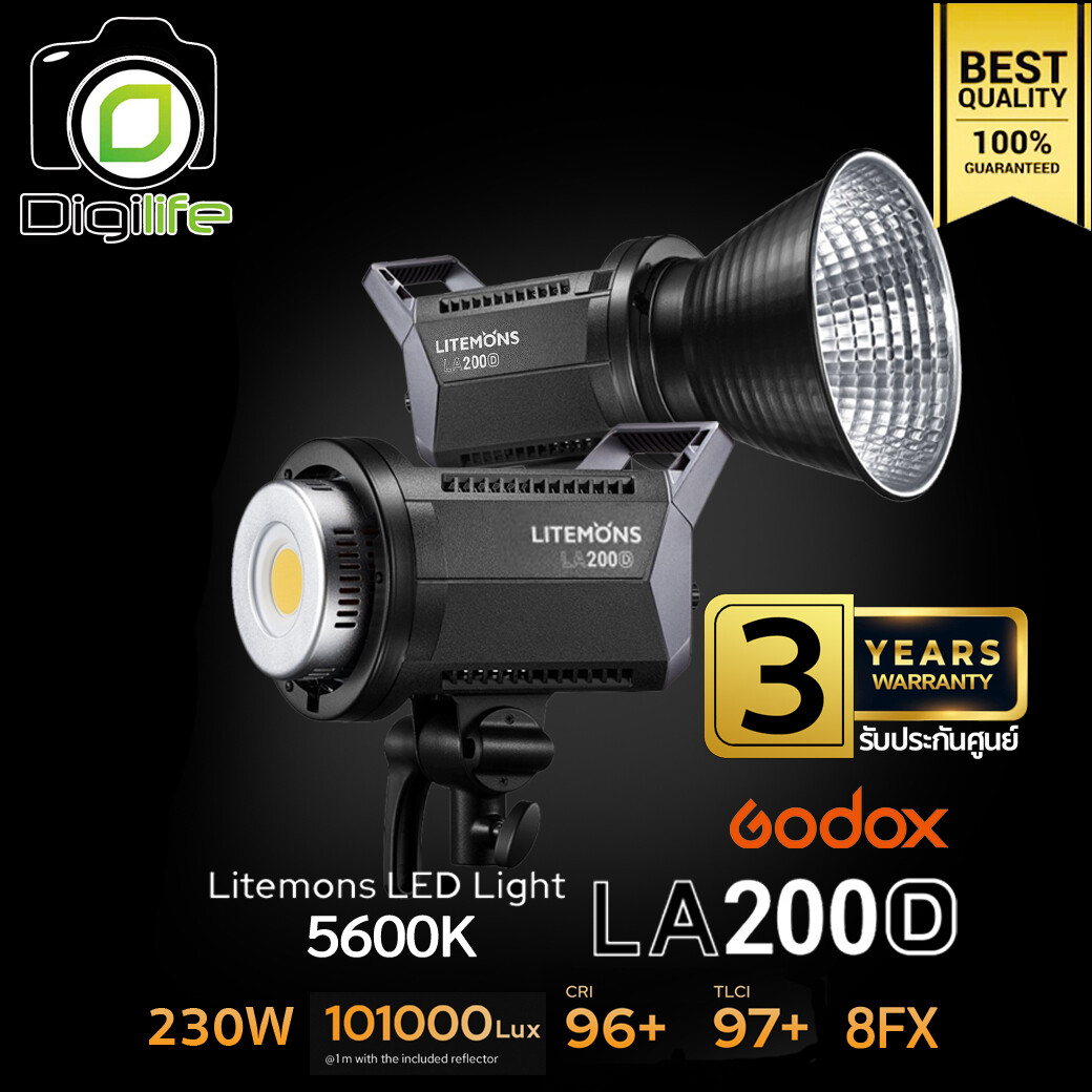 Godox LED Litemons LA200D 230W 5600K Bowen Mount - รับประกันศูนย์ Godox Thailand 3ปี
